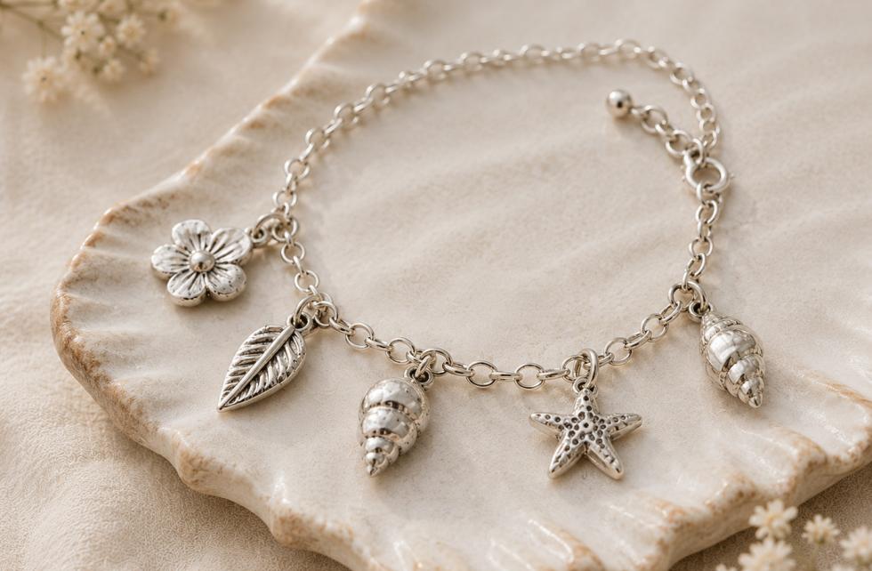 Silver Charm Bracelet